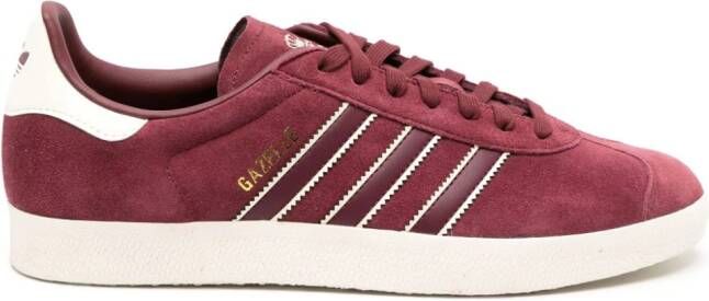 adidas Gazelle suede trainers Red