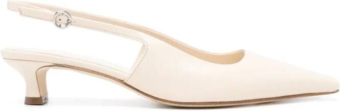 Aeyde Catrina 55mm leather pumps Neutrals