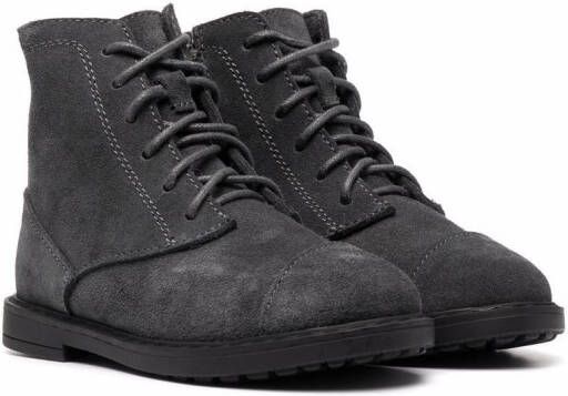 Age of Innocence Gents lace-up suede ankle boots Grey