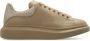 Alexander McQueen Oversized lace-up leather sneakers Neutrals - Thumbnail 1