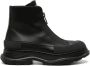 Alexander McQueen Tread Slick leather boots Black - Thumbnail 1