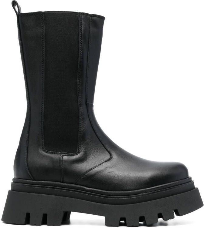 ALOHAS All Rounder leather ankle boots Black