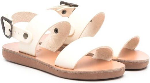 ANCIENT GREEK SANDALS KIDS Clio open-toe sandals White