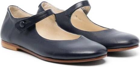 Bonpoint Ella Mary Janes leather shoes Blue