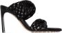 Bottega Veneta BV Curve 100mm leather sandals Black - Thumbnail 1