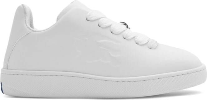 Burberry Box leather sneakers White