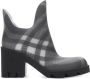 Burberry Marsh check-pattern boots Grey - Thumbnail 1