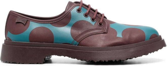 Camper Walden leather derby shoes Brown