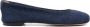 Casadei lurex-detail knitted ballerina shoes Blue - Thumbnail 1