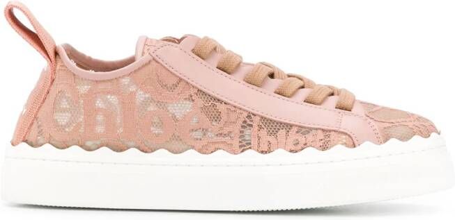 Chloé Lauren low-top sneakers Pink