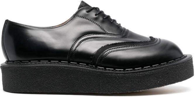 Comme des Garçons Homme Plus leather oxford shoes Black