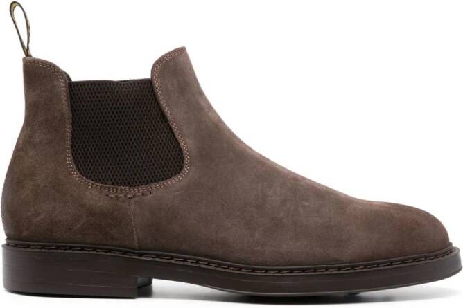 Doucal's slip-on suede Chelsea boots Grey