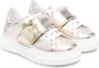 Dsquared2 Kids logo-plaque touch-strap sneakers Gold - Thumbnail 1