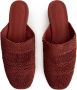12 STOREEZ woven leather mules Red - Thumbnail 3