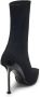 Alexander McQueen Slash 90mm ribbed-knit boots Black - Thumbnail 3