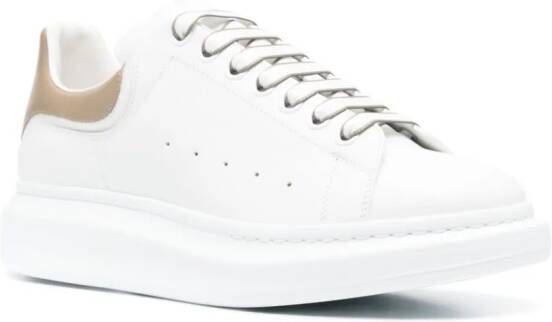 Alexander McQueen Larry leather sneakers White