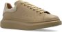 Alexander McQueen Oversized lace-up leather sneakers Neutrals - Thumbnail 2