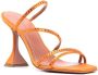 Amina Muaddi Naima crystal-embellished 105mm sandals Orange - Thumbnail 2