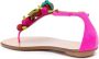 Aquazzura Strawberry Punch woven-embellished sandals Pink - Thumbnail 3