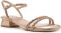 Ash 40mm Icaro rhinestone-embellished leather sandals Gold - Thumbnail 2
