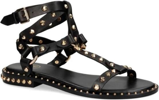 Ash Gilda leather sandals Black