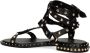 Ash Gilda leather sandals Black - Thumbnail 3