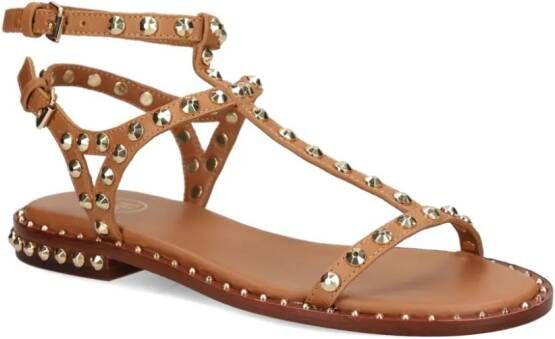 Ash Gilda leather sandals Brown