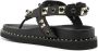 Ash Uteca stud-embellished leather sandals Black - Thumbnail 3