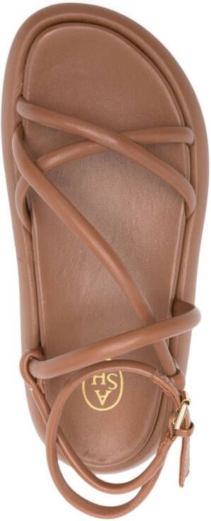 Ash Vice 50mm leather sandals Brown