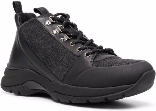 Baldinini lace-up hiking boots Black