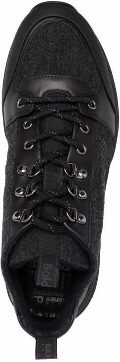 Baldinini lace-up hiking boots Black