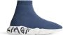 Balenciaga Kids Speed Graffiti sock sneakers Blue - Thumbnail 2