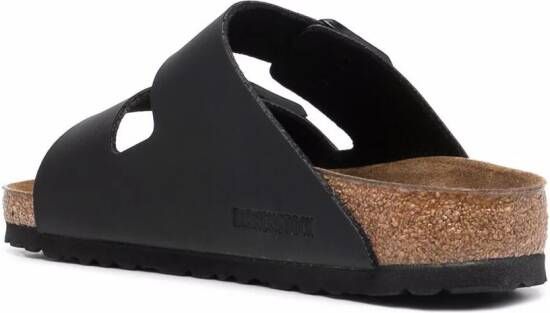 Birkenstock Arizona leather-strap sandals Black