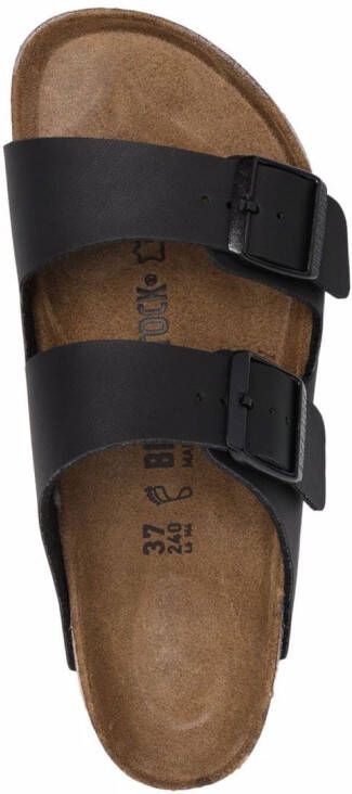 Birkenstock Arizona leather-strap sandals Black