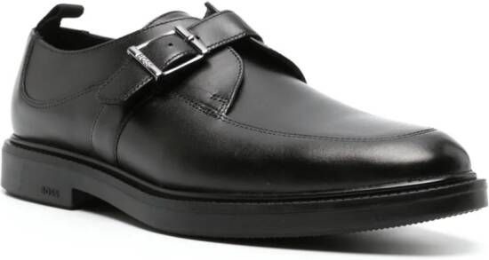 BOSS Larry leather Oxford shoes Black