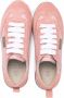 Brunello Cucinelli Kids embellished suede-panelled sneakers Pink - Thumbnail 3