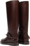 Buttero knee-high leather boots Brown - Thumbnail 3