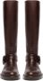 Buttero knee-high leather boots Brown - Thumbnail 5