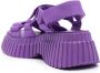 Camper BCN 70mm touch-strap sandals Purple - Thumbnail 3