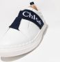 Chloé Kids logo-tape low-top sneakers White - Thumbnail 2