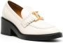 Chloé Marcie 60mm leather loafer pumps Neutrals - Thumbnail 2