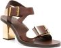 Chloé Rebecca 75mm leather sandals Brown - Thumbnail 2