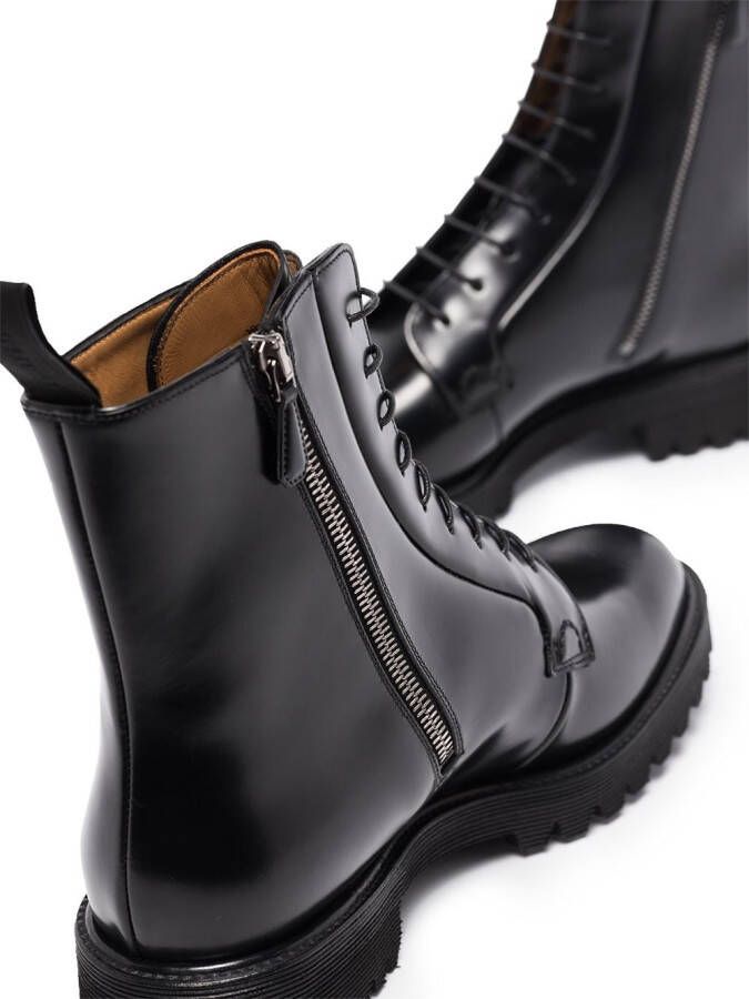 Church's Alexandra flat combat boots Black