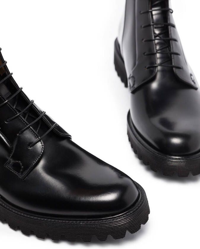 Church's Alexandra flat combat boots Black
