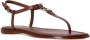 Coach Jessica thong leather sandals Brown - Thumbnail 2