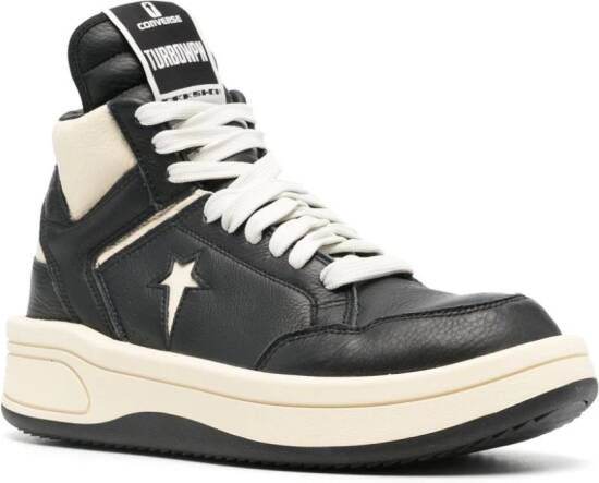 Rick Owens DRKSHDW x DRKSHDW Turbowpn leather sneakers Neutrals - Picture 6