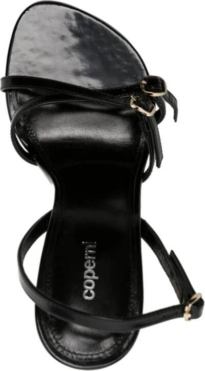 Coperni Orchestra 100mm leather sandals Black
