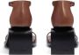 Courrèges Stream 75mm leather sandals Brown - Thumbnail 4