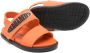 Dsquared2 Kids logo-appliqué slingback sandals Orange - Thumbnail 2