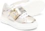 Dsquared2 Kids logo-plaque touch-strap sneakers Gold - Thumbnail 2
